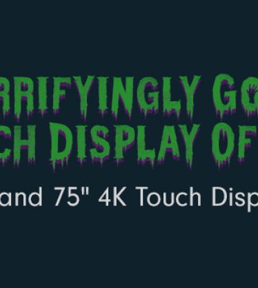 55” and 75” Interactive 4K Touch Displays