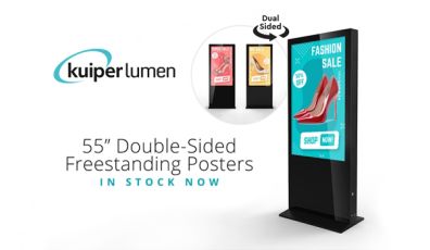 55” Double-Sided Freestanding Digital Posters